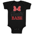 Baby Clothes Thankull Babe with Polkat Dots Bowtie Baby Bodysuits Cotton