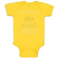 Baby Clothes They Made Him King of All The Wild Things Baby Bodysuits Cotton