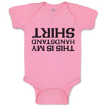 Baby Clothes This Is My Handstand Shirt Baby Bodysuits Boy & Girl Cotton