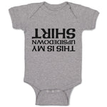 Baby Clothes This Is My Upsidedown Shirt Baby Bodysuits Boy & Girl Cotton