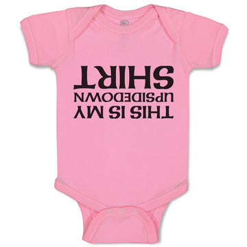 Baby Clothes This Is My Upsidedown Shirt Baby Bodysuits Boy & Girl Cotton