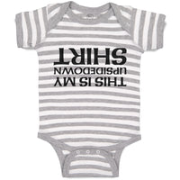 Baby Clothes This Is My Upsidedown Shirt Baby Bodysuits Boy & Girl Cotton