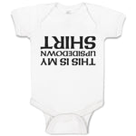 Baby Clothes This Is My Upsidedown Shirt Baby Bodysuits Boy & Girl Cotton