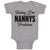 Baby Clothes Today I'M Nanny's Problem Baby Bodysuits Boy & Girl Cotton