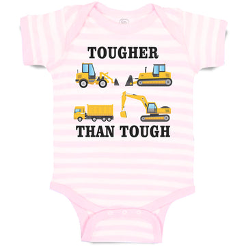 Baby Clothes Tougher than Tough An Working Construction Vehicles Baby Bodysuits