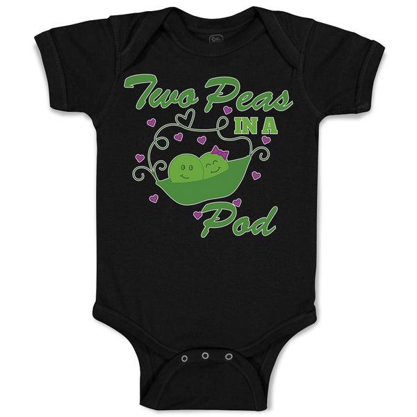 Baby Clothes 2 Peas in A Pod Baby Bodysuits Boy & Girl Newborn Clothes Cotton