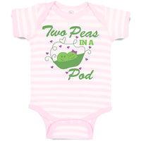 Baby Clothes 2 Peas in A Pod Baby Bodysuits Boy & Girl Newborn Clothes Cotton