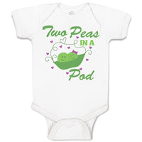 Baby Clothes 2 Peas in A Pod Baby Bodysuits Boy & Girl Newborn Clothes Cotton