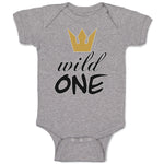 Baby Clothes Wild 1 Baby Bodysuits Boy & Girl Newborn Clothes Cotton