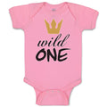 Baby Clothes Wild 1 Baby Bodysuits Boy & Girl Newborn Clothes Cotton