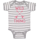 Baby Clothes Wild Thing Baby Bodysuits Boy & Girl Newborn Clothes Cotton
