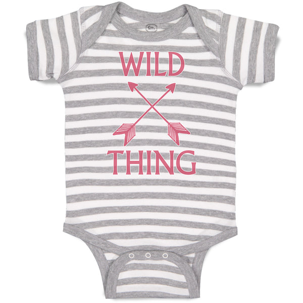 Baby Clothes Wild Thing Baby Bodysuits Boy & Girl Newborn Clothes Cotton