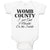 Baby Clothes Womb County I Just Did 9 Months on The Inside Baby Bodysuits Cotton