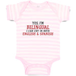 Baby Clothes Yes I M Bilingual I Can Cry in Both English Abd Spanish Cotton