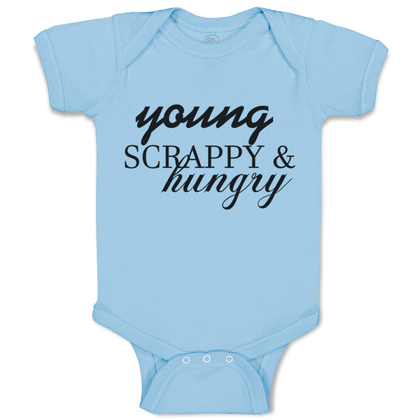 Baby Clothes Young Scrappy & Hungry Baby Bodysuits Boy & Girl Cotton