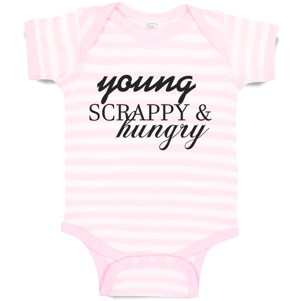 Baby Clothes Young Scrappy & Hungry Baby Bodysuits Boy & Girl Cotton