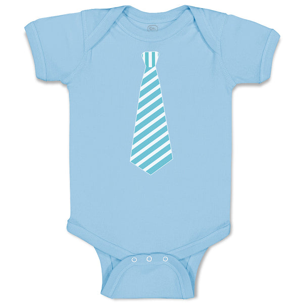 Baby Clothes Striped Neck Tie Style 6 Baby Bodysuits Boy & Girl Cotton