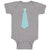 Baby Clothes Striped Neck Tie Style 6 Baby Bodysuits Boy & Girl Cotton