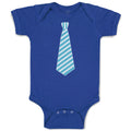 Baby Clothes Striped Neck Tie Style 6 Baby Bodysuits Boy & Girl Cotton