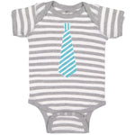 Baby Clothes Striped Neck Tie Style 6 Baby Bodysuits Boy & Girl Cotton