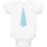 Baby Clothes Striped Neck Tie Style 6 Baby Bodysuits Boy & Girl Cotton