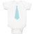 Baby Clothes Striped Neck Tie Style 6 Baby Bodysuits Boy & Girl Cotton