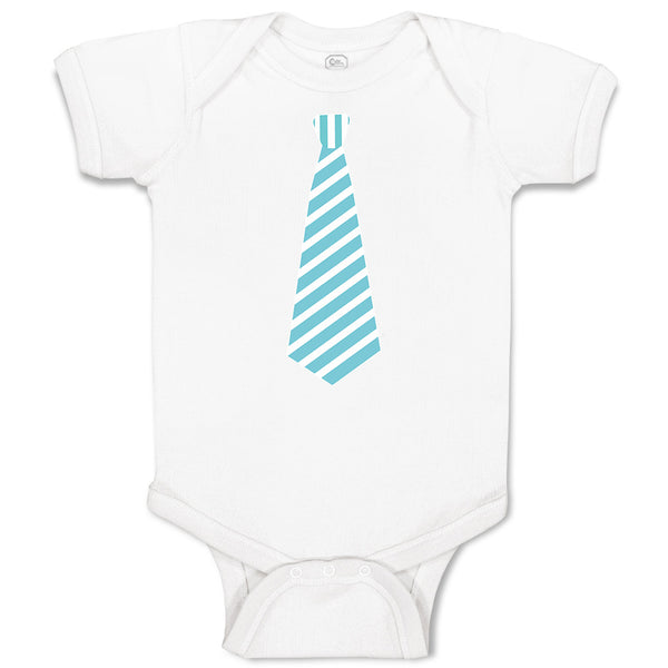 Baby Clothes Striped Neck Tie Style 6 Baby Bodysuits Boy & Girl Cotton
