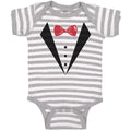 Baby Clothes Coat Suit with Bow Tie Baby Bodysuits Boy & Girl Cotton