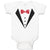 Baby Clothes Coat Suit with Bow Tie Baby Bodysuits Boy & Girl Cotton