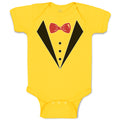 Baby Clothes Coat Suit with Bow Tie Baby Bodysuits Boy & Girl Cotton