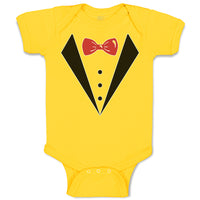 Baby Clothes Coat Suit with Bow Tie Baby Bodysuits Boy & Girl Cotton