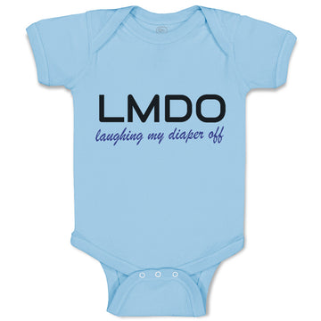 Baby Clothes Lmdo Laughing My Diaper off Funny Funny Humor Baby Bodysuits Cotton