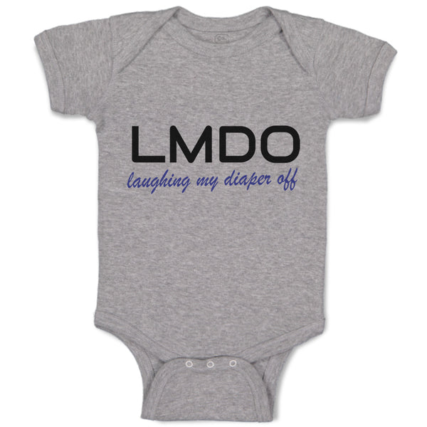 Baby Clothes Lmdo Laughing My Diaper off Funny Funny Humor Baby Bodysuits Cotton