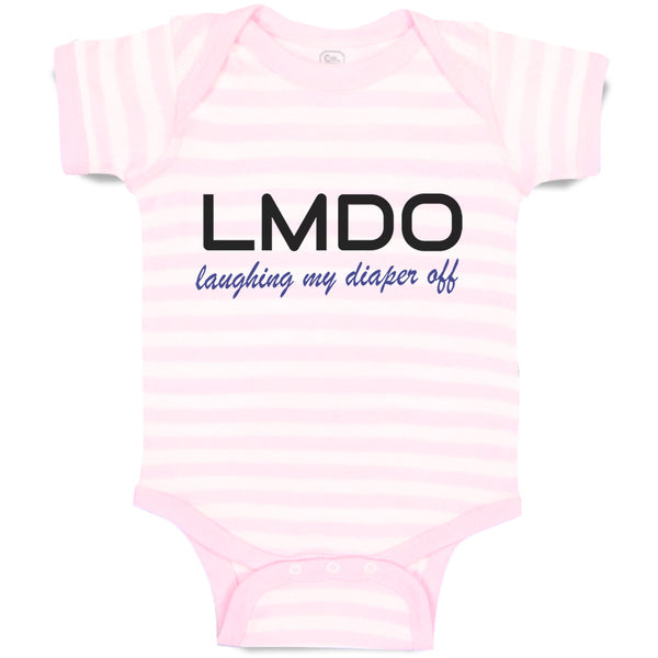 Baby Clothes Lmdo Laughing My Diaper off Funny Funny Humor Baby Bodysuits Cotton