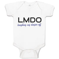 Baby Clothes Lmdo Laughing My Diaper off Funny Funny Humor Baby Bodysuits Cotton