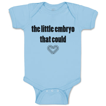 Baby Clothes The Little Embryo That Could Funny Humor Baby Bodysuits Cotton