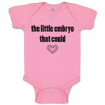 Baby Clothes The Little Embryo That Could Funny Humor Baby Bodysuits Cotton