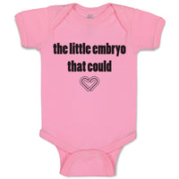 Baby Clothes The Little Embryo That Could Funny Humor Baby Bodysuits Cotton