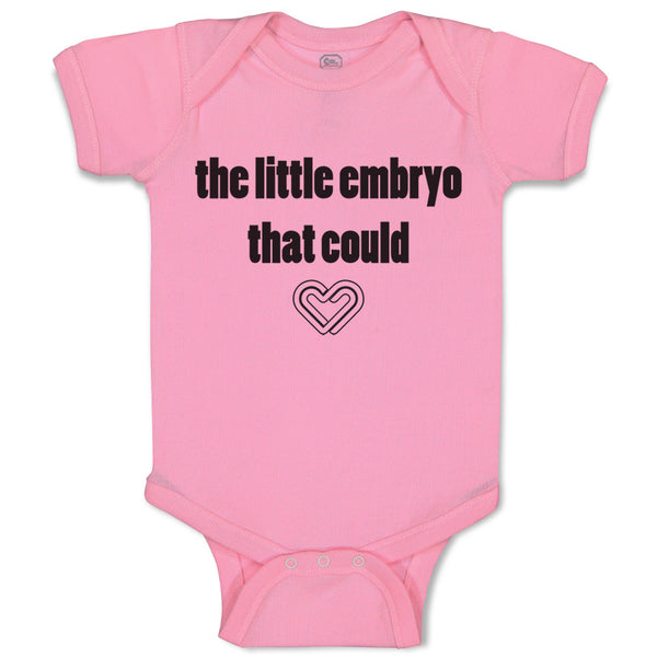 Baby Clothes The Little Embryo That Could Funny Humor Baby Bodysuits Cotton