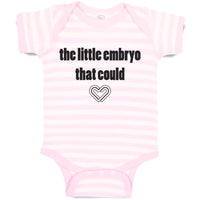 Baby Clothes The Little Embryo That Could Funny Humor Baby Bodysuits Cotton
