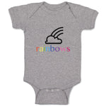 Baby Clothes Rainbow Poop Funny & Novelty Funny Baby Bodysuits Boy & Girl Cotton