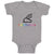 Baby Clothes Rainbow Poop Funny & Novelty Funny Baby Bodysuits Boy & Girl Cotton