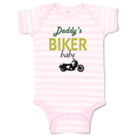 Baby Clothes Daddy's Biker Babe Family & Friends Dad Baby Bodysuits Cotton