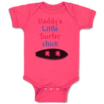 Baby Clothes Daddy's Little Surfer Surfing Dad Father's Day Baby Bodysuits