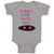 Baby Clothes Daddy's Little Surfer Surfing Dad Father's Day Baby Bodysuits