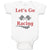 Baby Clothes Let's Go Racing Baby Bodysuits Boy & Girl Newborn Clothes Cotton