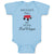 Baby Clothes You Can'T Ride in My Little Red Wagon Funny Humor Baby Bodysuits