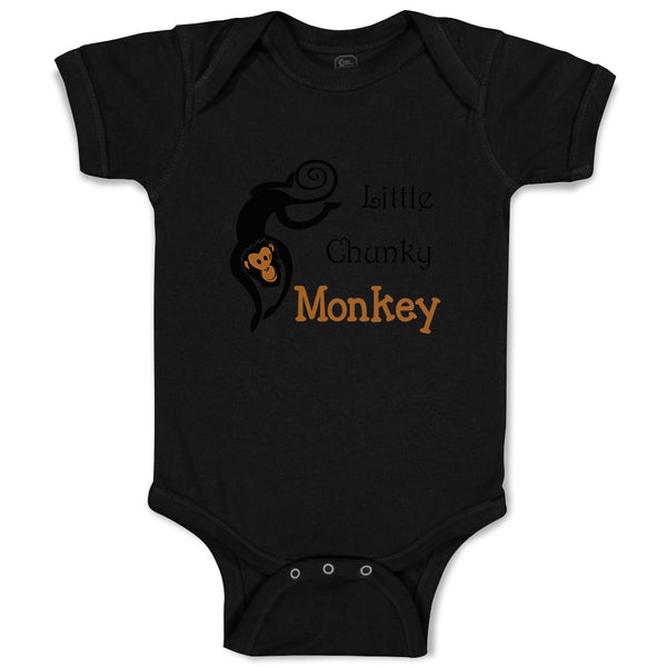 Baby Clothes Little Chunky Monkey Animals Zoo Baby Bodysuits Boy & Girl Cotton