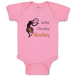 Baby Clothes Little Chunky Monkey Animals Zoo Baby Bodysuits Boy & Girl Cotton