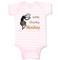 Baby Clothes Little Chunky Monkey Animals Zoo Baby Bodysuits Boy & Girl Cotton